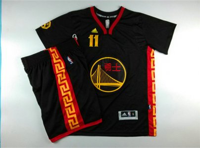 Maillot De Basket Golden State Warriors Tissus Sportif Fans Edition The Year of The Sheep Chinese Noir Short et Survetement